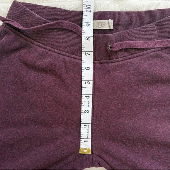 UGG Full Length Drawstring Lounge Pants Maroon Womens Small - Picture 8 of 9